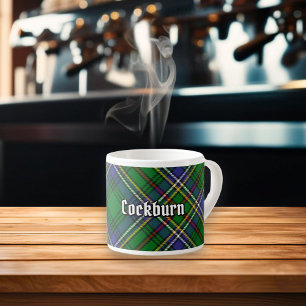 Klan Cockburn Tartan Espressomugg