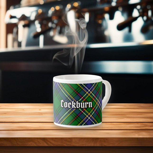 Klan Cockburn Tartan Espressomugg (Skapare uppladdad)