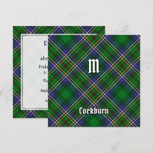 Klan Cockburn Tartan Inbjudningar