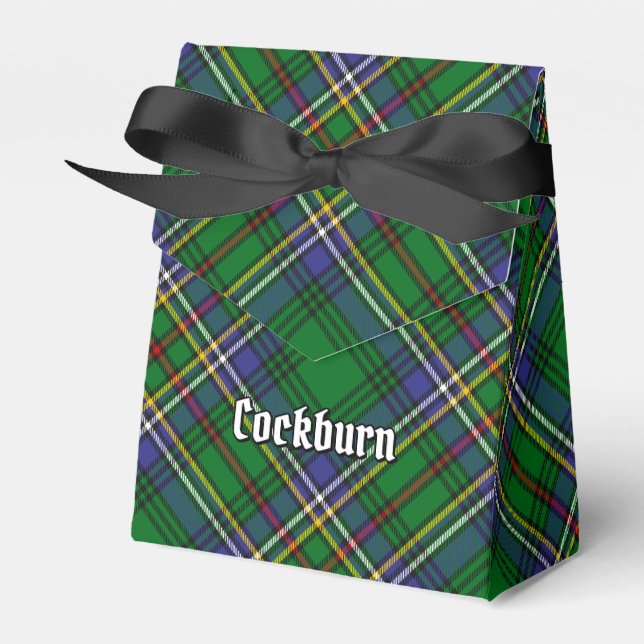 Klan Cockburn Tartan Presentaskar (Framsidan Sidan)