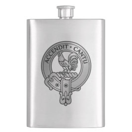 Klan Cockburn Tartan Vapensköld-kolv Fickplunta