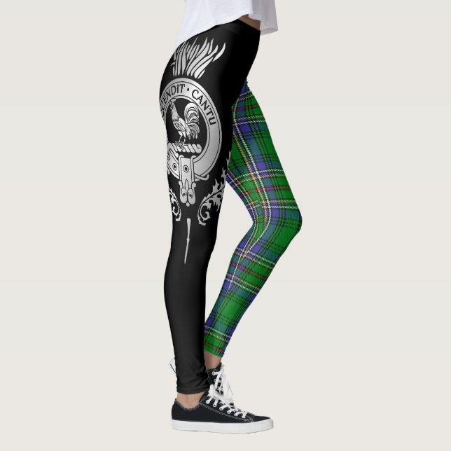 Klan Cockburn Vapensköld & Tartan Leggings (Höger)