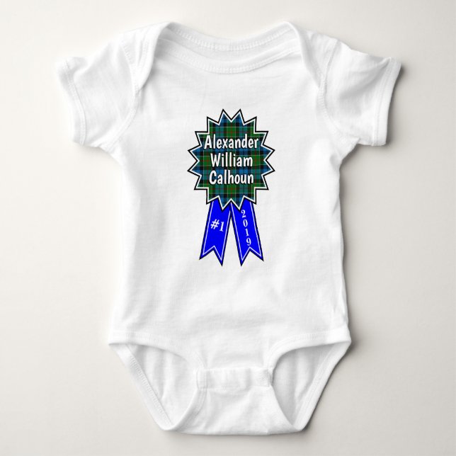 Klan Colquhoun #1 - utmärkelse Blue Ribbon T Shirt (Framsida)