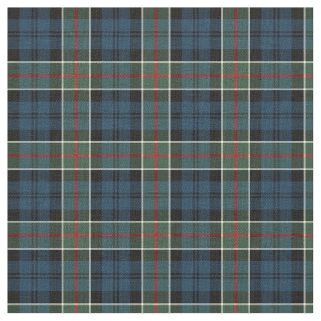 Klan Colquhoun och Calhoun Tartan Tyg (Närbild)