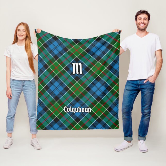 Klan Colquhoun Tartan Fleecefilt (På plats)