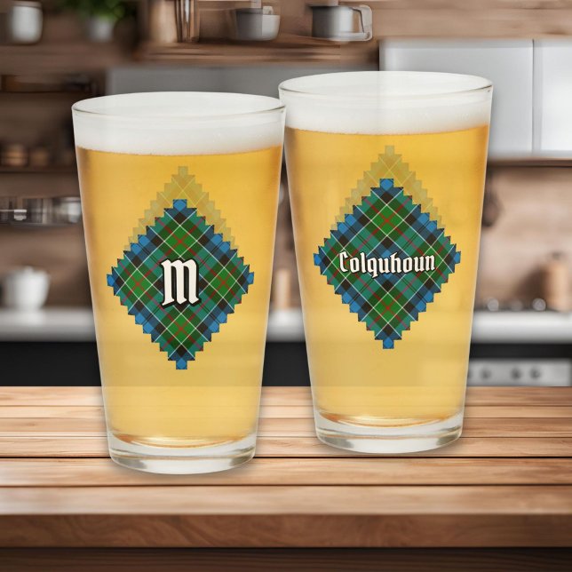 Klan Colquhoun Tartan Glaskopp (Skapare uppladdad)