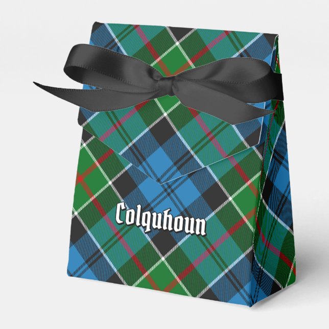 Klan Colquhoun Tartan Presentaskar (Framsidan Sidan)
