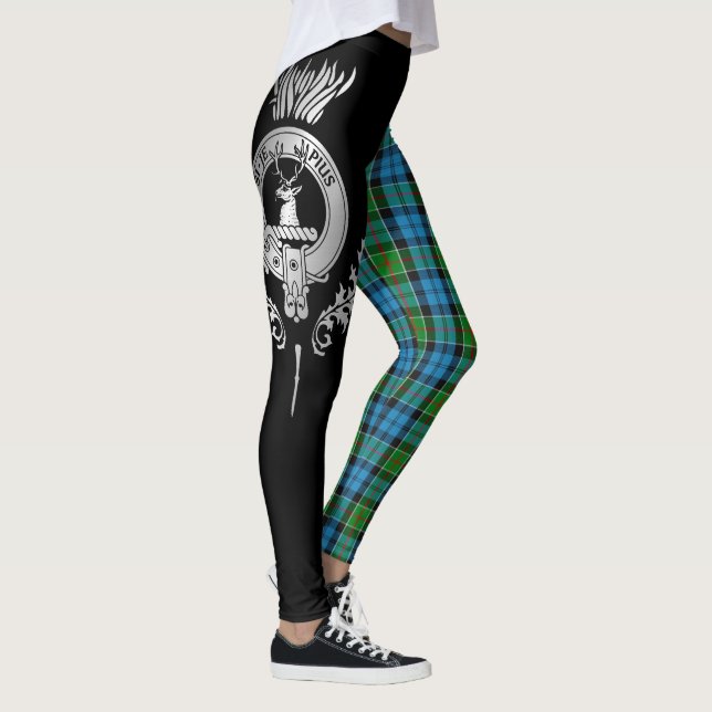 Klan Colquhoun Vapensköld & Tartan Leggings (Höger)