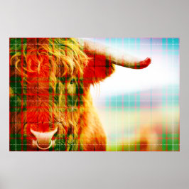 Klan Comyn | Cumming Tartan & Hairy Coo Poster