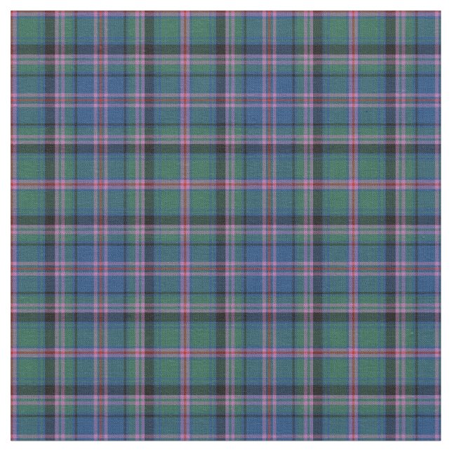Klan Cooper Tartan Tyg (Närbild)