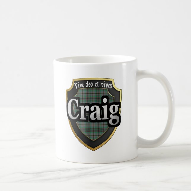 Klan Craig Scottish Dynasty Tartan Mugg Kopp (Höger)