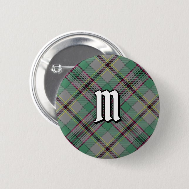 Klan Craig Tartan Button Knapp (Framsida & baksida)