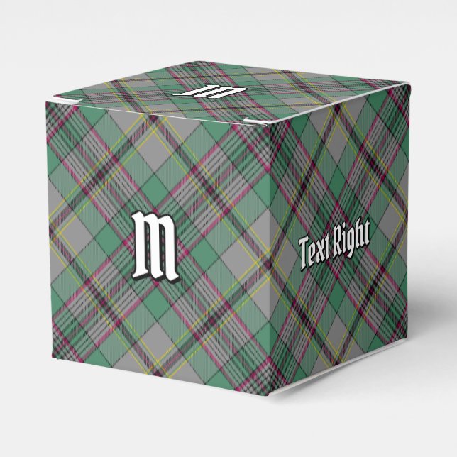 Klan Craig Tartan Favor Box Presentaskar (Framsidan Sidan)