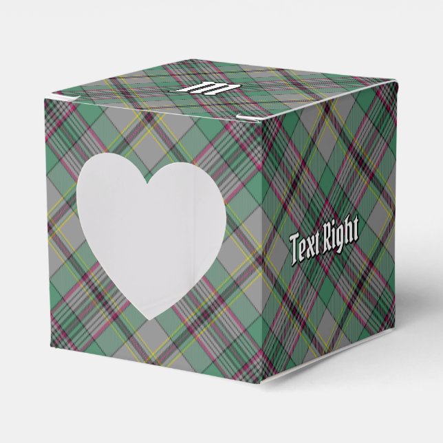 Klan Craig Tartan Favor Box Presentaskar (Framsidan Sidan)