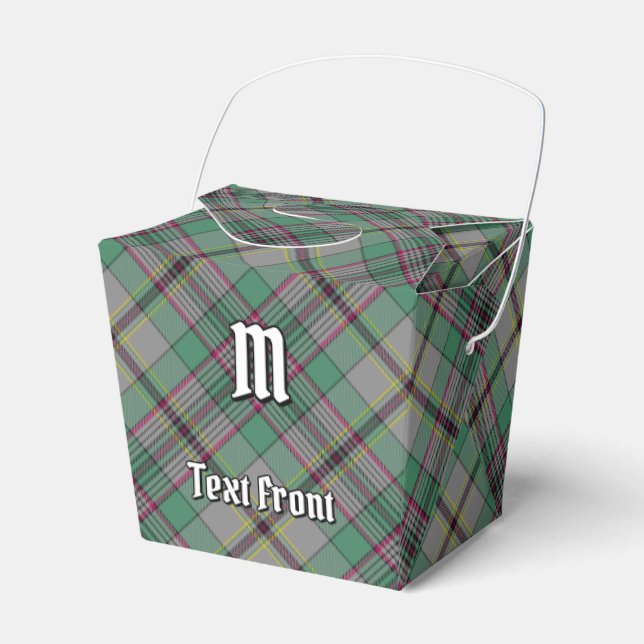 Klan Craig Tartan Favor Box Presentaskar (Framsidan Sidan)