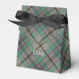 Klan Craig Tartan Favor Box Presentaskar