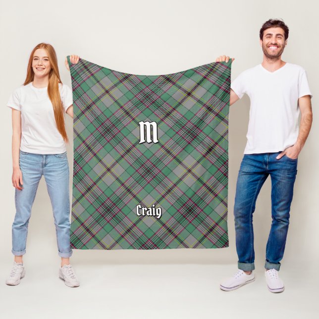 Klan Craig Tartan Fleece Blanket (På plats)