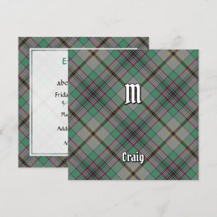 Klan Craig Tartan-inbjudan Inbjudningar