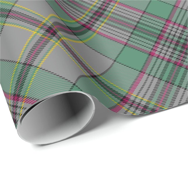 Klan Craig Tartan Wrapping Papper Presentpapper (Rullad Hörn)
