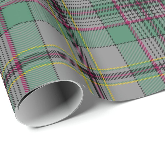 Klan Craig Tartan Wrapping Papper Presentpapper (Rullad Hörn)