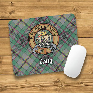 Klan Craig Vapensköld över Tartan Musmatta