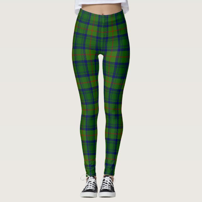 Klan Cranstoun Tartan Leggings (Framsida)
