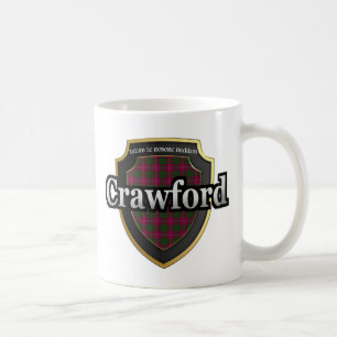 Klan Crawford Scottish Dynasty Tartan Mugg Kopp