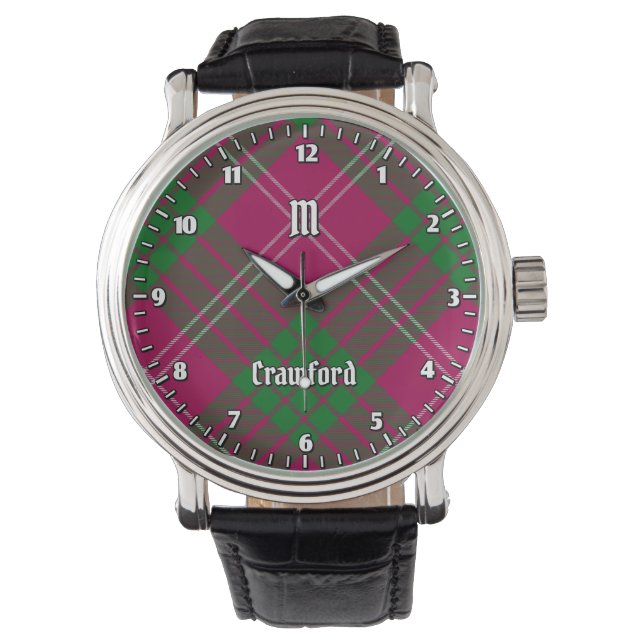 Klan Crawford Tartan Armbandsur (Framsida)