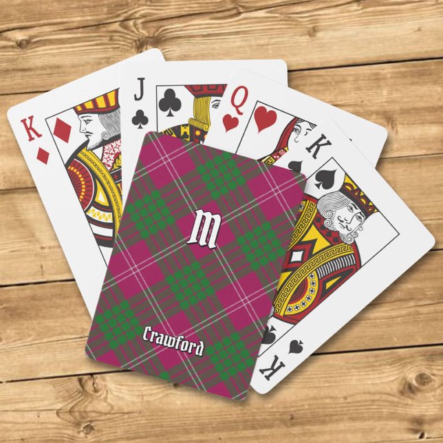 Klan Crawford Tartan-betalkort Casinokort (Skapare uppladdad)