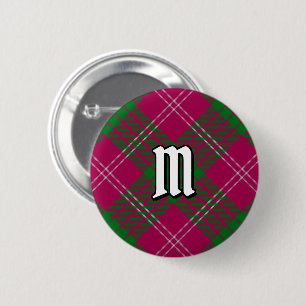 Klan Crawford Tartan Button Knapp