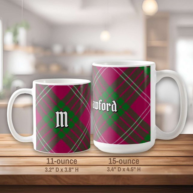 Klan Crawford Tartan Coffee Mugg (Skapare uppladdad)