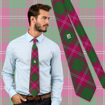 Klan Crawford Tartan Neck Tie Slips<br><div class="desc">Klan Crawford traditionell tartan med modernt färg. Anpassningsbar monogram.</div>