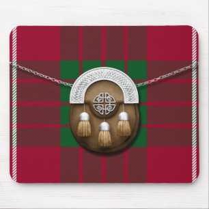Klan Crawford Tartan och Sporran Musmatta