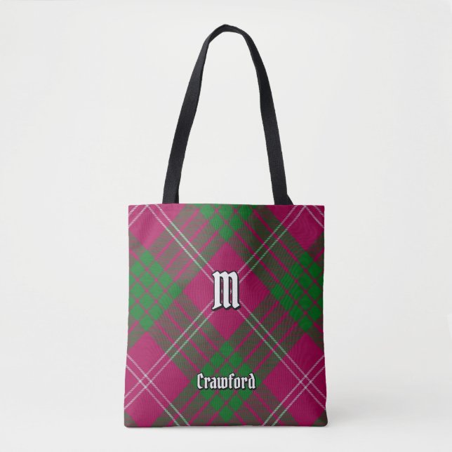 Klan Crawford Tartan Tote Bag Tygkasse (Framsida)