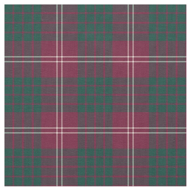 Klan Crawford Tartan Tyg (Närbild)