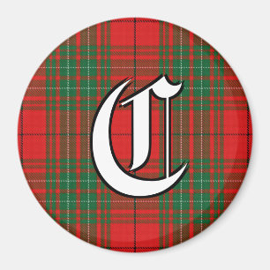 Klan Cumming Red och Grönt Tartan Play Accors Magnet