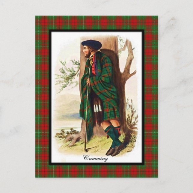 Klan Cumming Scottish Dreams Postcard Vykort (Framsida)