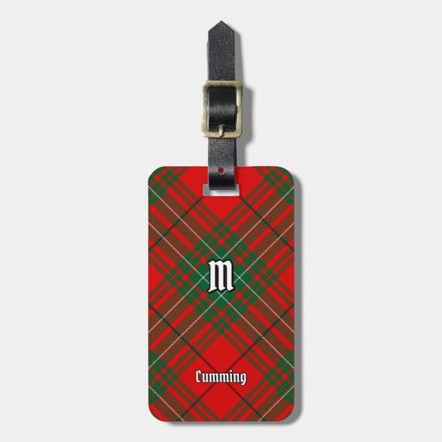 Klan Cumming Tartan Bagagebricka (Vertikal Framsida)