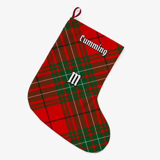 Klan Cumming Tartan Stor Julstrumpa (Framsidan (Hängande))