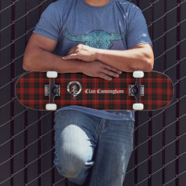 Klan Cunningham Badge & Tartan Mini Skateboard Bräda 18,5 Cm