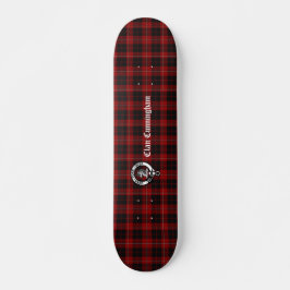 Klan Cunningham Badge & Tartan Mini Skateboard Bräda 18,5 Cm