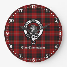 Klan Cunningham Badge & Tartan