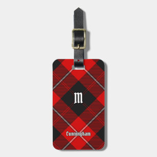 Klan Cunningham Tartan Bagagebricka