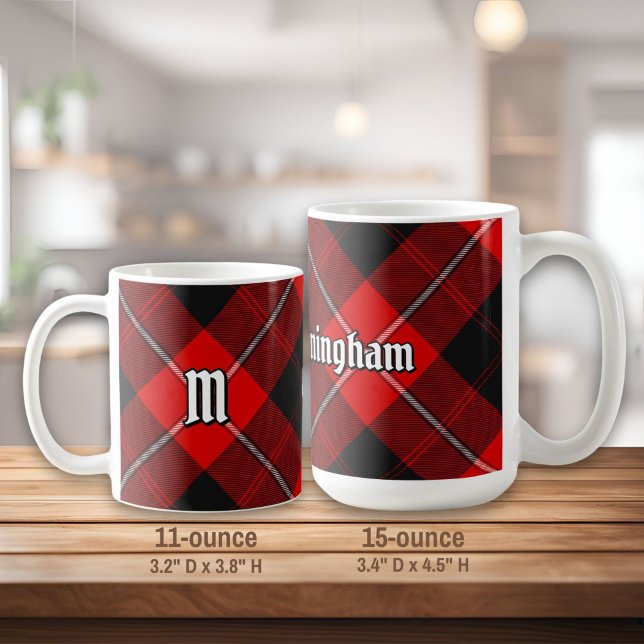 Klan Cunningham Tartan Kaffemugg (Skapare uppladdad)