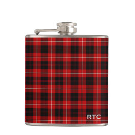 Klan Cunningham Tartan Monogrammed Fickplunta