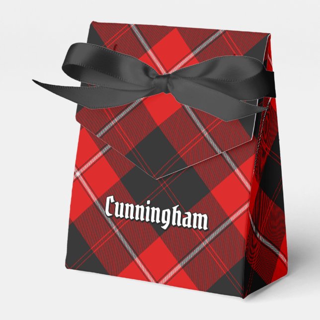 Klan Cunningham Tartan Presentaskar (Framsidan Sidan)