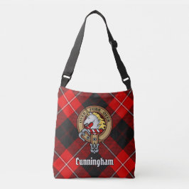 Klan Cunningham Vapensköld över Tartan Axelväska
