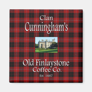 Klan Cunninghams gamla Finlaystone Coffee Co. Magnet