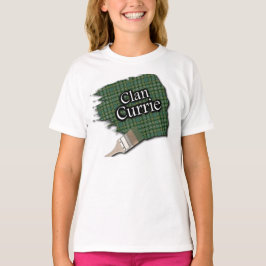 Klan Currie Scottish Tartan Paint Shirt Tee