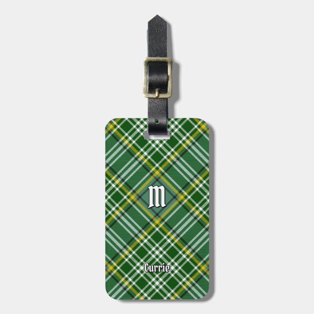 Klan Currie Tartan Bagagebricka (Vertikal Framsida)